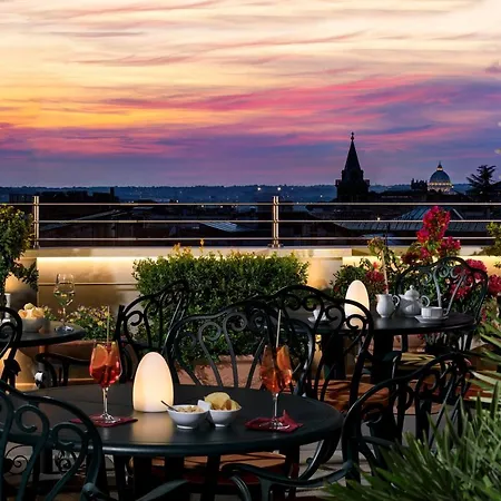 Marcella Royal Hotel - Rooftop Garden Rome