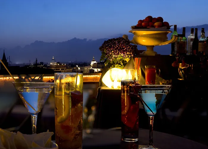 Marcella Royal Hotel - Rooftop Garden Rome
